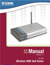 D-link DI-724U - Wireless 108G QoS Office Router Manual