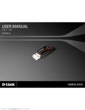 D-link PersonalAir DBT-120 User Manual