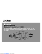 D-Link DFL-M510 Quick Manual