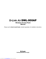 D-link AirPlus DWL-900AP User Manual