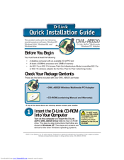 D-link AirPro DWL-AB520 Quick Installation Manual