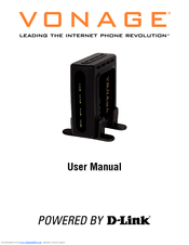 D-link Vonage VTA-VR User Manual