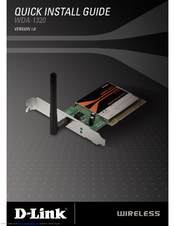 D-link WDA-1320 Quick Install Manual