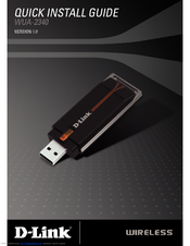 D-link RANGEBOOSTER G WUA-2340 Quick Install Manual