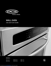DCS WOS-130 Use And Care Manual
