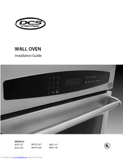 DCS WOT-227SS Installation Manual