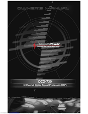 Precision Power PrecisionPower DCX 730 Owner's Manual
