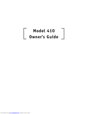 Directed Electronics 410 Owner's Manual