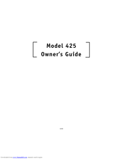 Directed Electronics 425 Series Owner's Manual