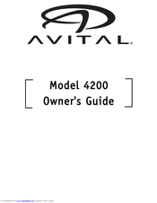 Avital 4200 Owner's Manual