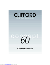 Clifford Concept 60 Owner's Manual