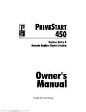Prime Security PrimeStart 450 Owner's Manual