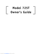 Dei 725T Owner's Manual