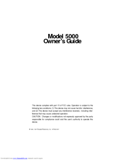 Dei 5000 Owner's Manual