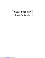 DEI 6000 ESP Owner's Manual