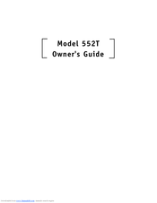 DEI 552T Owner's Manual