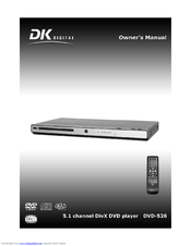 DK Digital DVD-526 Owner's Manual