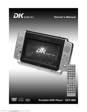 DK Digital DVP-800 Owner's Manual