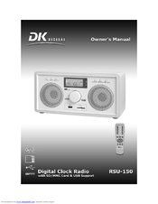 DK Digital RSU-150 Owner's Manual