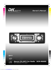 DK Digital DCR-M6000 Owner's Manual