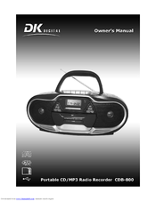 DK Digital CDB-800 Owner's Manual