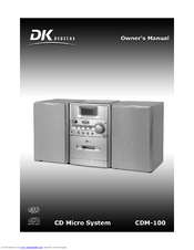 DK Digital CDM-100 Owner's Manual