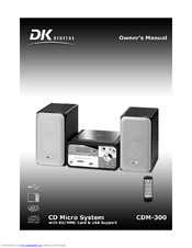 DK Digital CDM-300 Owner's Manual