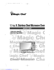 Daewoo MCD1110ST Instruction Manual & Cooking Manual