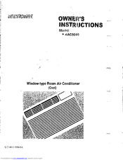 Danby ArcticAire AAC5040 Owner's Instructions Manual