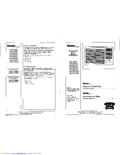 Danby Designer DAC10003D Use And Care Manual