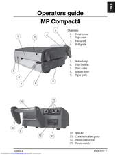 Datamax MP-Compact4 Operator's Manual