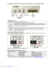 Datavideo DAC-2 Supplementary Manual