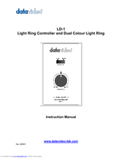 Datavideo LD-1 Instruction Manual