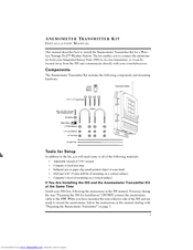 Davis Instruments Anemometer Transmitter Kit for Vantage Pro2 Installation Manual