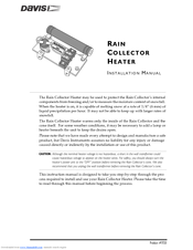 Davis Instruments Rain Collector Installation Manual