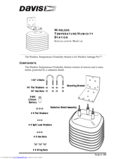 Davis Wireless Temperature/Humidity Station Install Manual