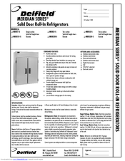 Delfield Meridian MRRI3-S Specifications