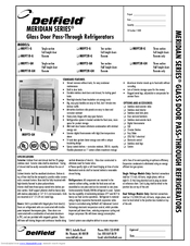 Delfield Meridian MRPT2-G Specifications
