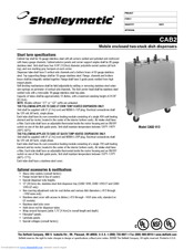Delfield CAB2-1200 Specifications