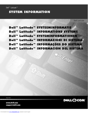 Dell Latitude C800 System Information Manual