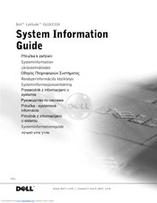 Dell Latitude C610 System Information Manual