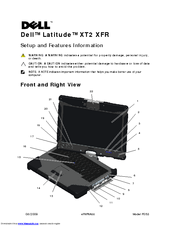 Dell LATITUDE XT2 XFR Setup And Features Information