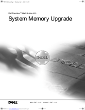 Dell Precision WorkStation 620 Upgrade Manual