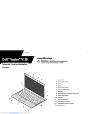 Dell Vostro V130 Setup And Features Information