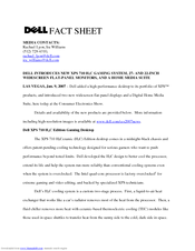 Dell XPS 710 H2C Fact Sheet