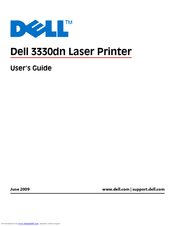 Dell 3330dn - Laser Printer B/W Manuals | ManualsLib