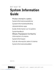 Dell Axim X5 System Information Manual