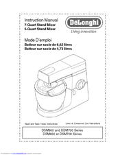 Delonghi DSM700 Series Manuals ManualsLib