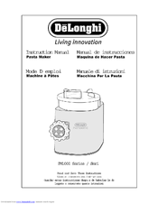 Delonghi PM1000 Series Instruction Manual