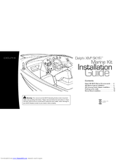 Delphi SkyFi SA10046-11B1 Installation Manual